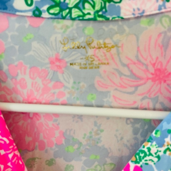 PJ KNIT BUTTON-UP TOP and PANTS MULTI LIL SOIREE ALL DAY Size S XS - Picture 7 of 7